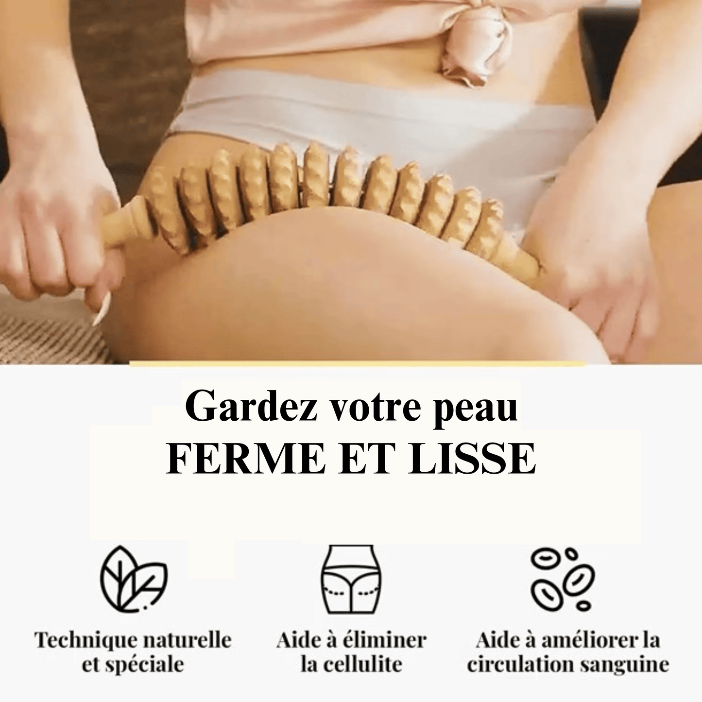 Appareil de Massage Anti-cellulite en bois Traditionnel